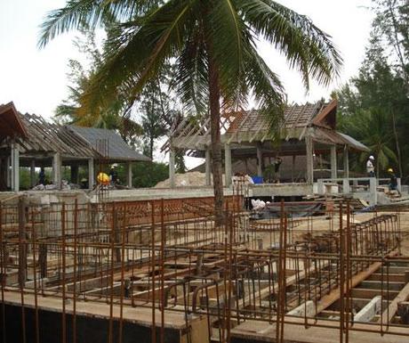 Comienzan las obras en el hotel de Phuket, Thailandia!