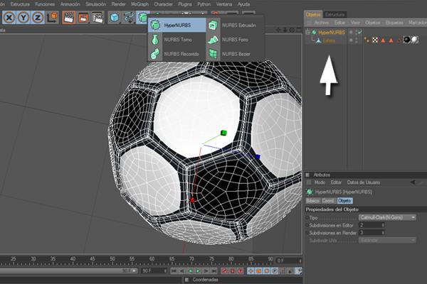 Tutorial: Balón de Fútbol en Cinema 4D