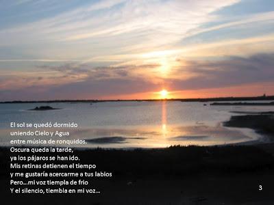 Tarde de puesta de sol...