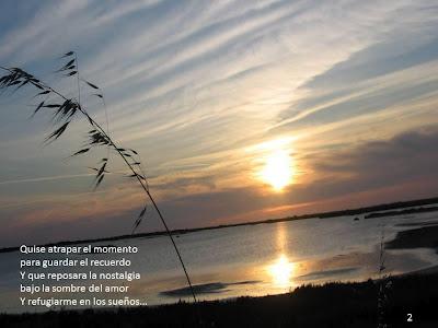 Tarde de puesta de sol...