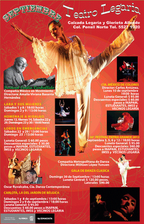 Todos los géneros de la danza se dan cita en el teatro legaria