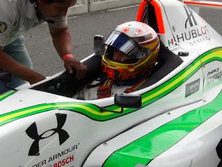 Martín Fuentes con la posición 5 en la carrera sabatina de la serie LATAM F2000 en la Ciudad de México