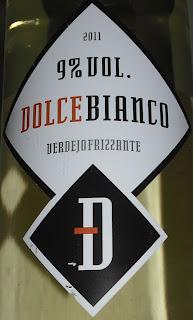 Dolce Bianco Verdejo Frizzante 2011, de Agricola Castellana