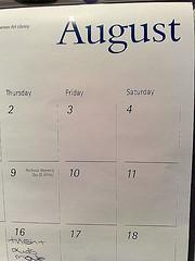 August...what a month