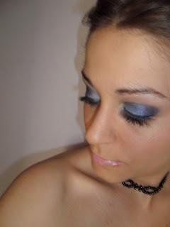 Maquillaje azul!!!