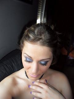 Maquillaje azul!!!