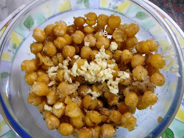 Garbanzos fritos especiados