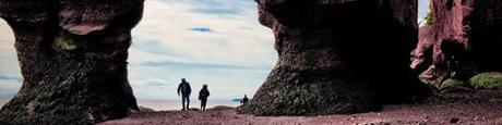 Pasear por el “suelo del mar”, en Hopewell Rocks © Zebriana