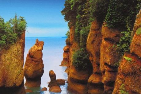Pasear por el “suelo del mar”, en Hopewell Rocks Pasear por el “suelo del mar”, en Hopewell Rocks