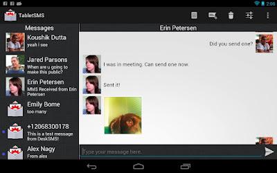 Envía SMS desde tu tablet Android con TabletSMS