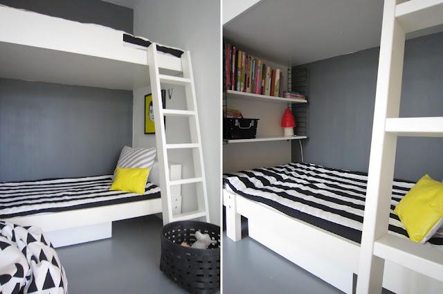 Inspiracion exterior: Dormitorios infantiles compartidos