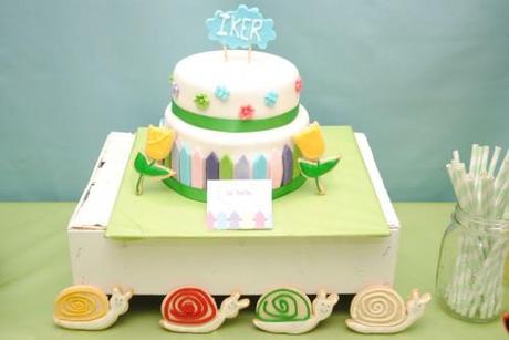 tarta fondant cumpleaños La mesa de dulces del 2º cumple de Iker!