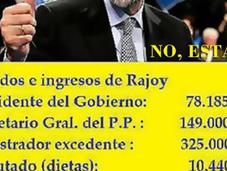 Sueldazo Rajoy ¿dónde queda ejemplo austeridad?