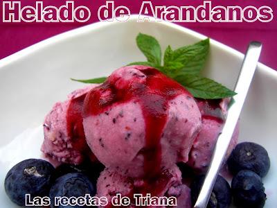 Helado de Arandanos