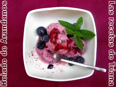 Helado de Arandanos