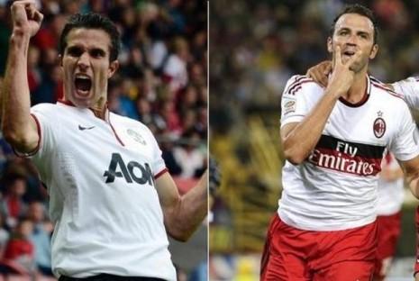 Van Persie y Pazzini no defraudan