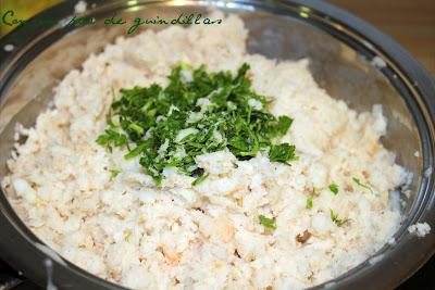Mousse de merluza y gambas