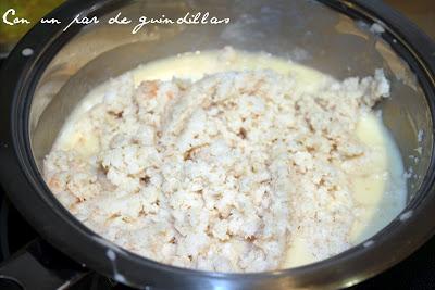Mousse de merluza y gambas