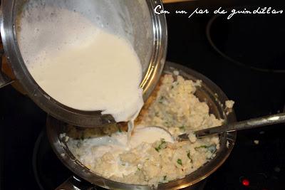 Mousse de merluza y gambas