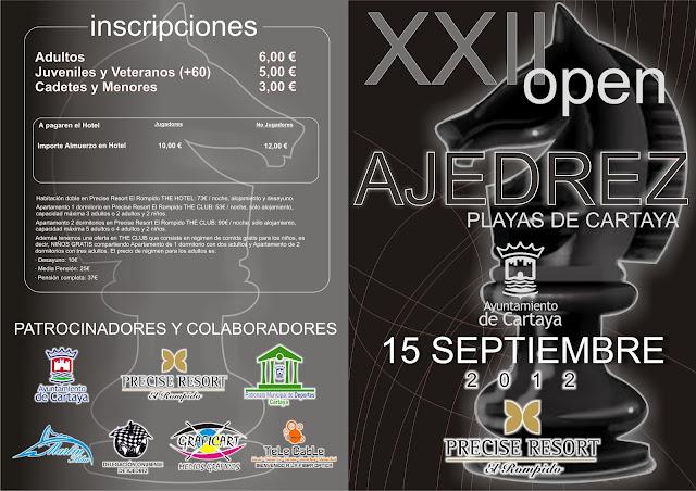 XXII Open de Ajedrez ‘Playas de Cartaya’ 2012