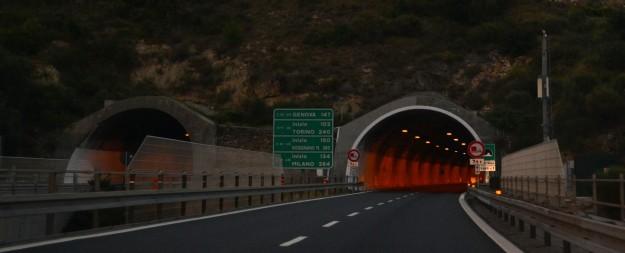 Ingreso a la Autostrada italiana