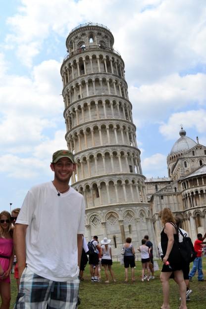 La famosa y bellísima Torre Inclinada de Pisa