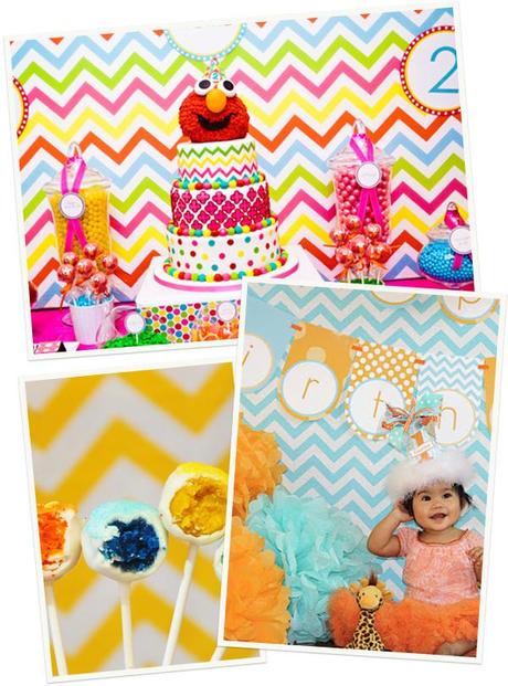 chevron-fondos Tendencias: chevron en fiestas