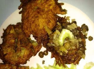 Latkes de papa, receta judía