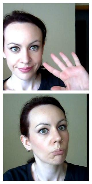 Maquillaje rosa y lila para Annaita