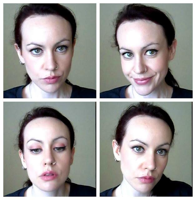 Maquillaje rosa y lila para Annaita