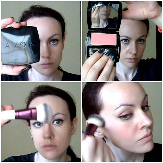 Maquillaje rosa y lila para Annaita