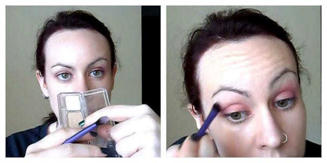 Maquillaje rosa y lila para Annaita