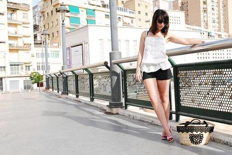 Look of the day: lace & stripes? Of course! Encaje_lovelystyle1 (8)