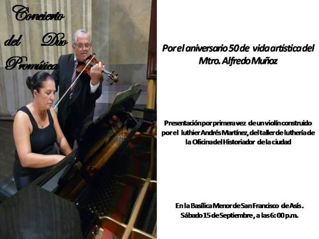 Concierto especial del Dúo Promúsica este sábado