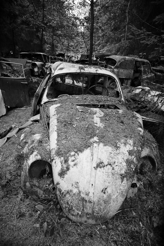 Cementerio de coches abandonados de Chatillon