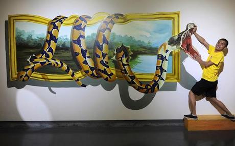 Arte mágico 3D en china Arte mágico 3D en china
