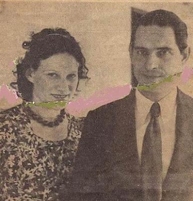 Esteban Canal y su esposa Anna Klupàcs en 1938