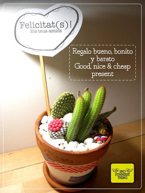 Idea: Centro con cactus molones / Groovy cactus center