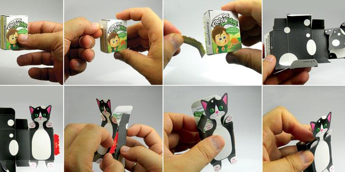 Un packaging de chucherías que se transforma en una mascota