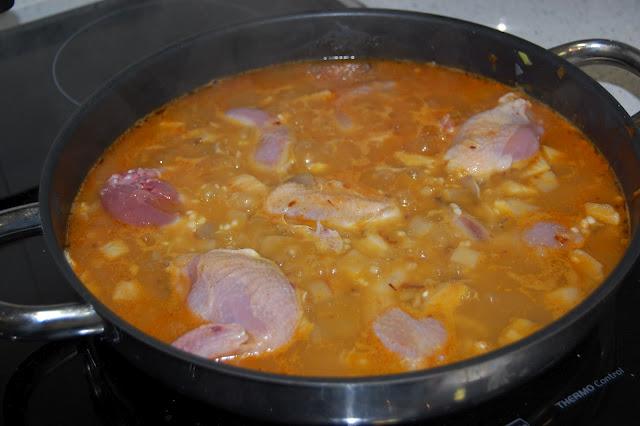 Concurso caldo Aneto: Arroz campestre con codornices, setas y tomillo al horno