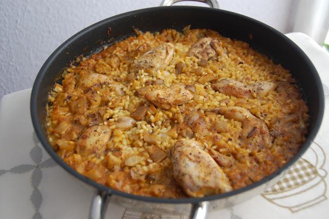 Concurso caldo Aneto: Arroz campestre con codornices, setas y tomillo al horno