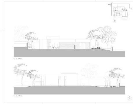 Nueva propuesta de fachada exterior de la vivienda de Orense