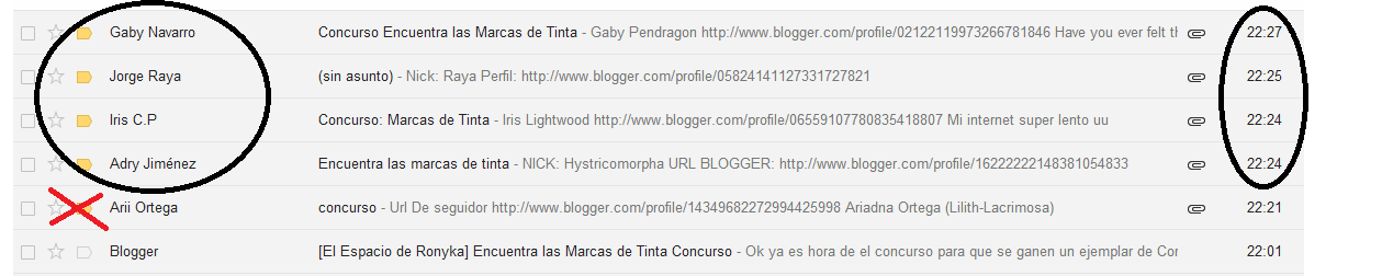 ¡Concurso exprés! Encuentra las Marcas de Tinta (EDITADO: GANADORES)