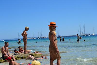 Pasarela de playa. Beach Fashion week.