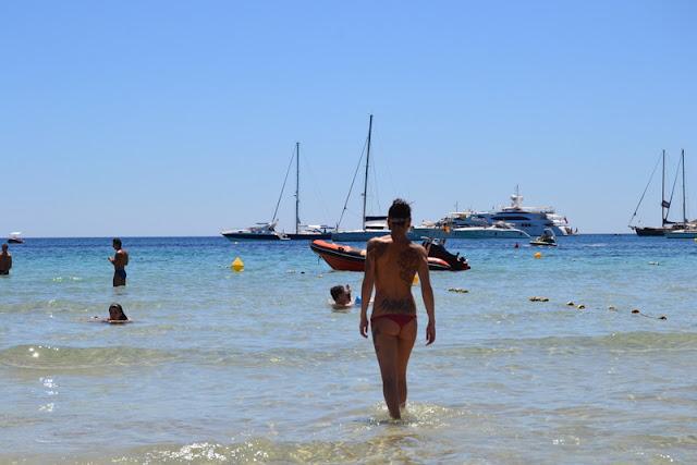 Pasarela de playa. Beach Fashion week.