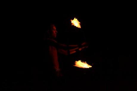 Atardecer en la cala de Benirrás (Ibiza)