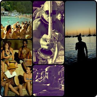 Atardecer en la cala de Benirrás (Ibiza)