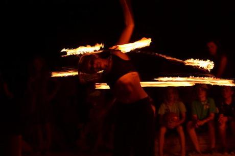 Atardecer en la cala de Benirrás (Ibiza)
