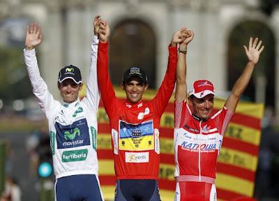 Contador regresa llegando a lo más alto con su segunda Vuelta