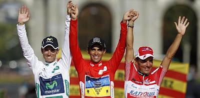 Contador, ganador de la Vuelta a España